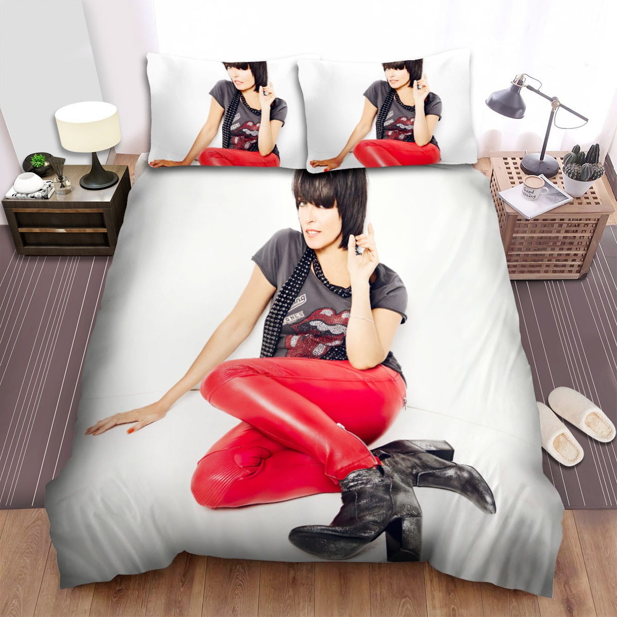 Nena Photo 2 Bedding Sets Duvet Cover, Flatsheet, Pillowcases Perfect Gift For Fans