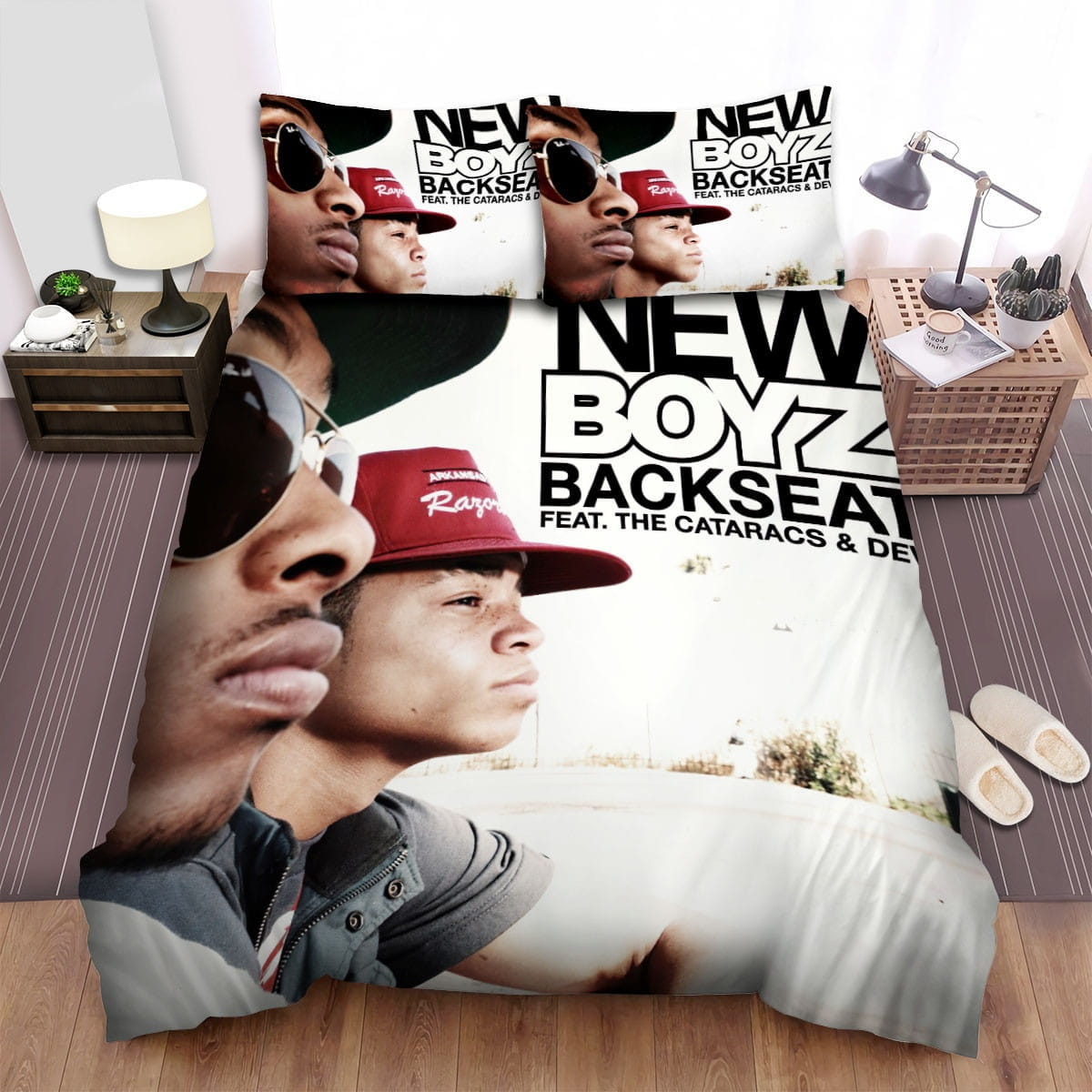 New Boyz Backseat Decorative Bedding Sets with Duvet Cover, Flatsheet, Pillowcases