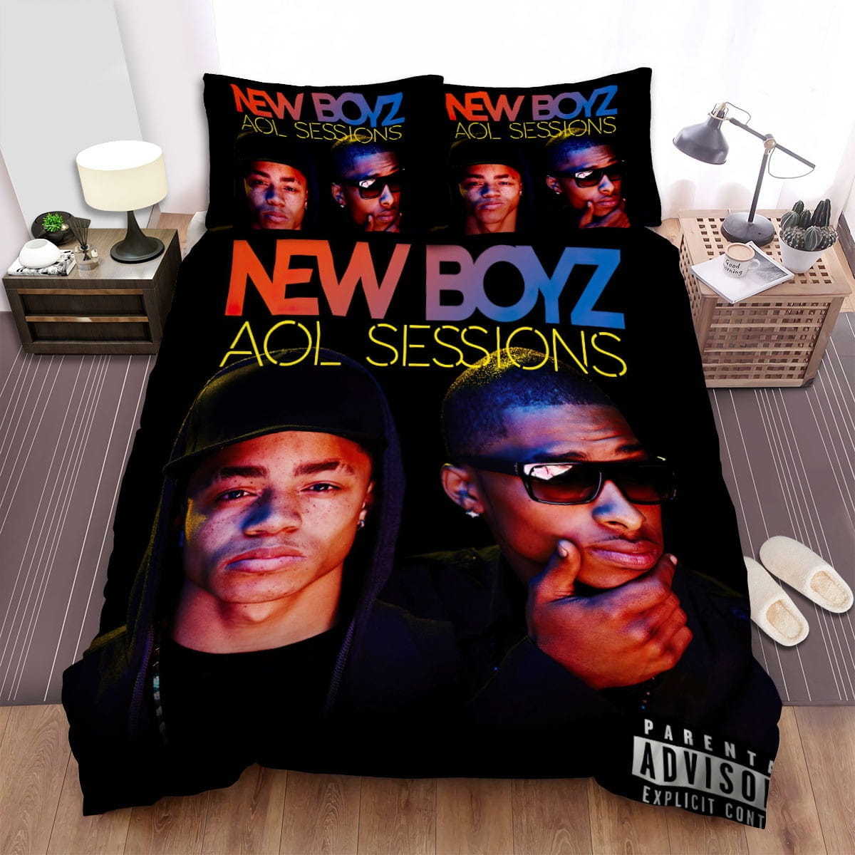 New Boyz Aol Sessions Bedding Sets Duvet Cover, Flatsheet, Pillowcases Perfect Gift For Fans