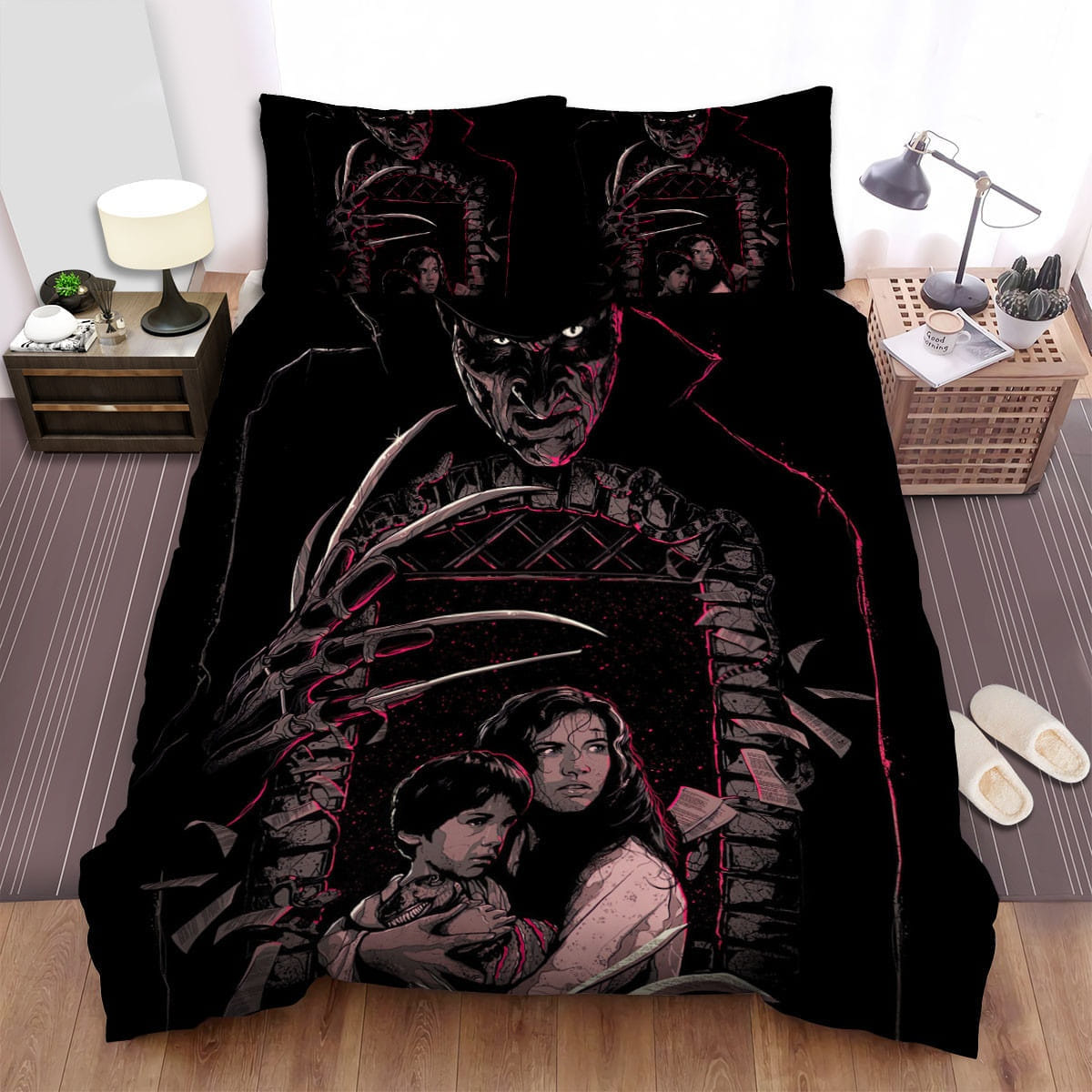New Nightmare Paradigm Art Bedding Set, Gift For Christmas, Birthday, Thanksgiving