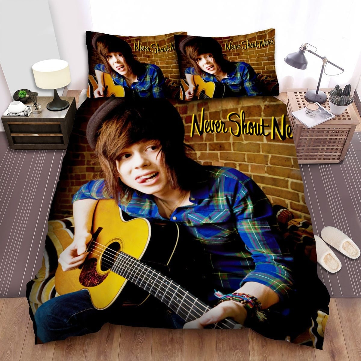 Never Shout Never Singer Bedding Sets Duvet Cover, Flatsheet, Pillowcases For Every Bedroom