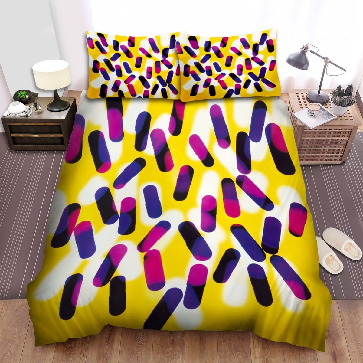 New Order Pills Fanart Bedding Sets Duvet Cover, Flatsheet, Pillowcases For Every Bedroom