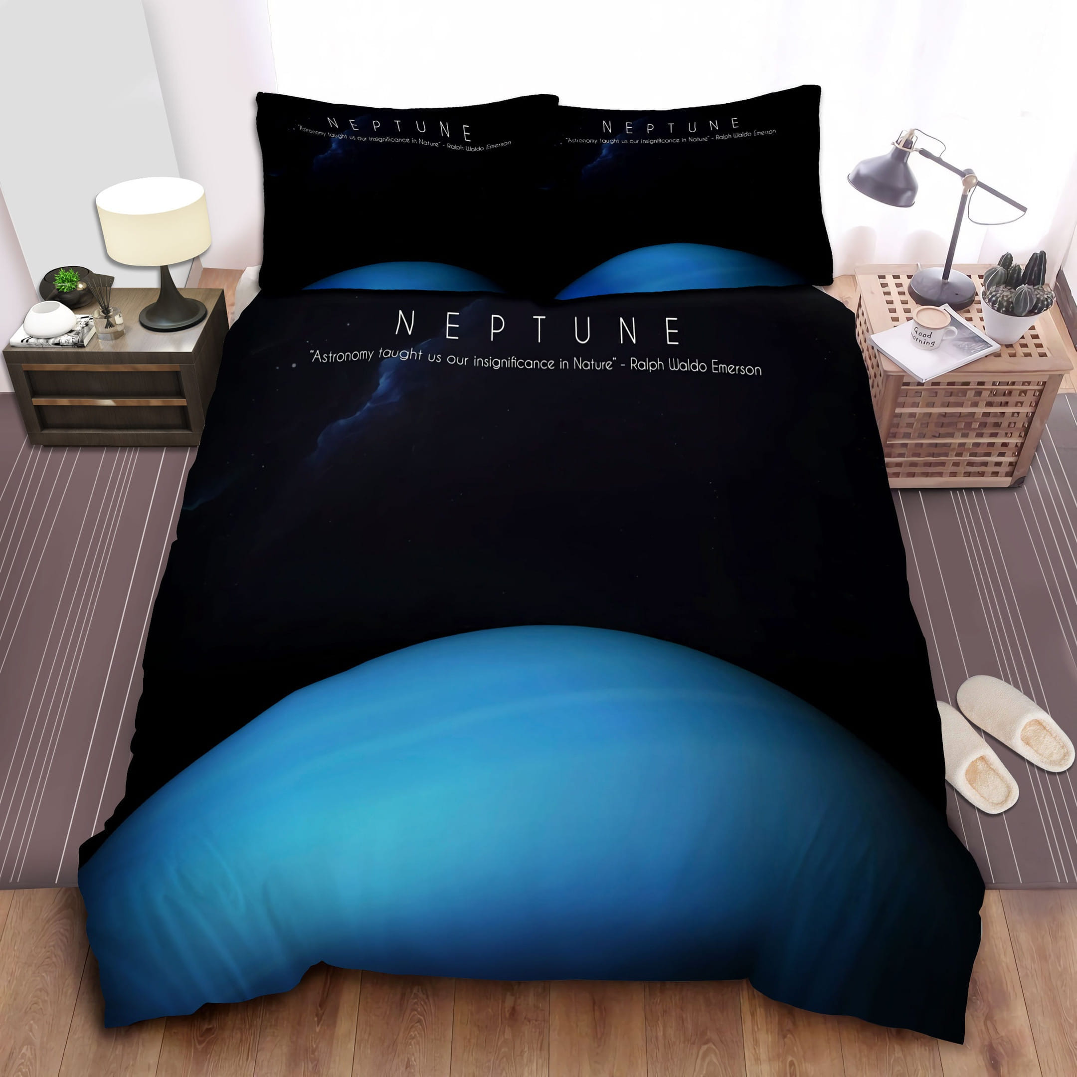 Neptune Bedding Sets, Flatsheet Gift For Wife, Husband, Besties