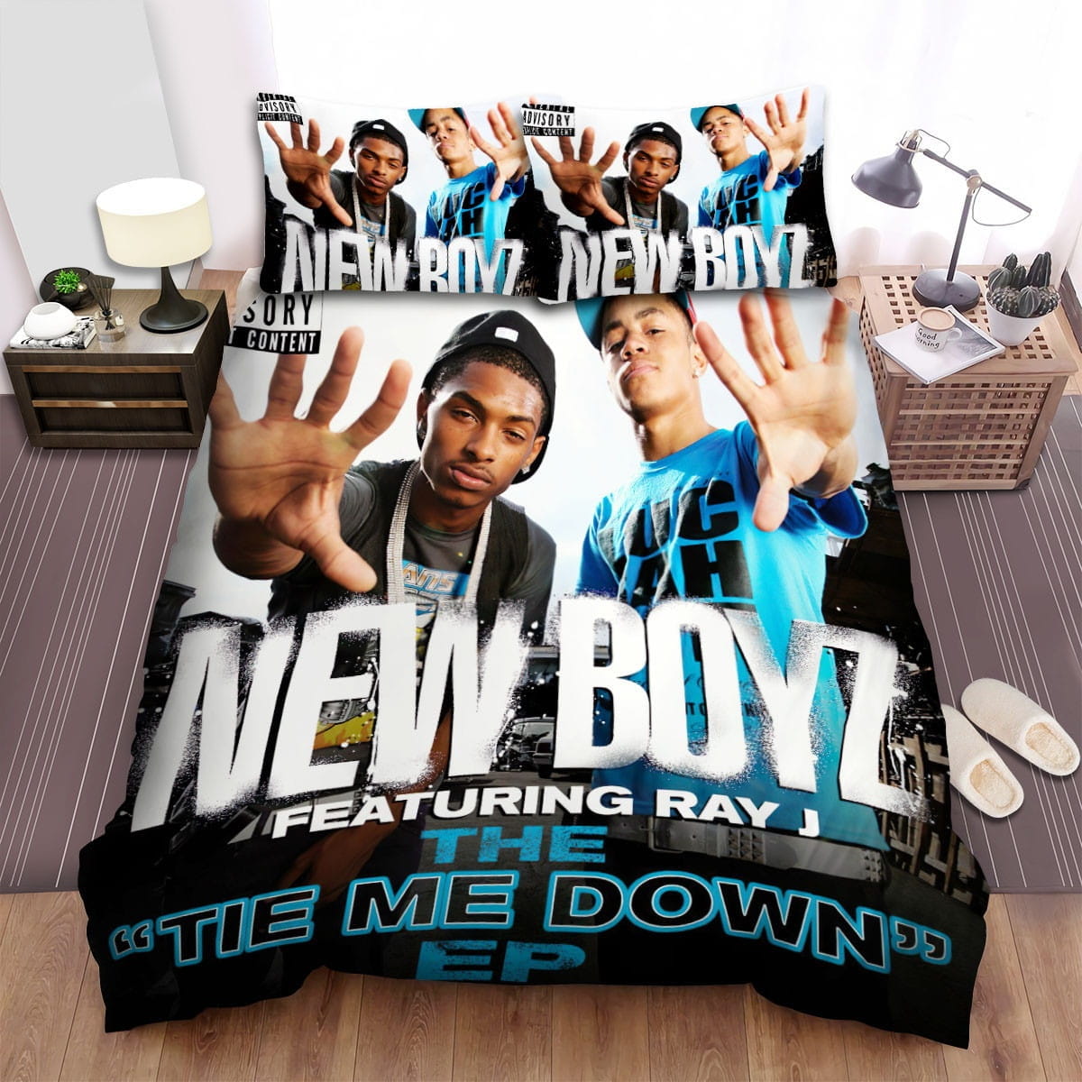 New Boyz Tie Me Down Bedding Sets Duvet Cover, Flatsheet, Pillowcases For Every Bedroom