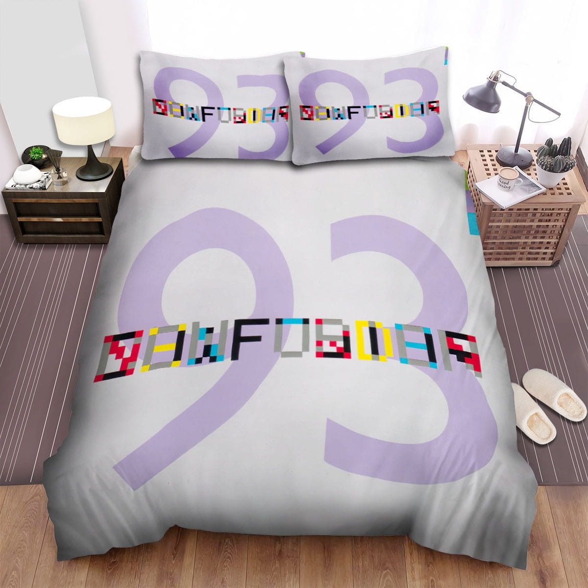 New Order Purple Fanart Decorative Bedding Sets with Duvet Cover, Flatsheet, Pillowcases