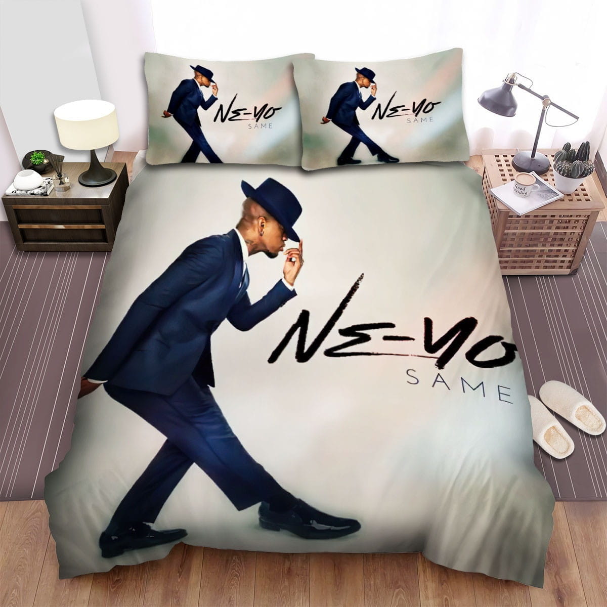Ne-Yo Same Bedding Sets, Flatsheet Gift For Wife, Husband, Besties