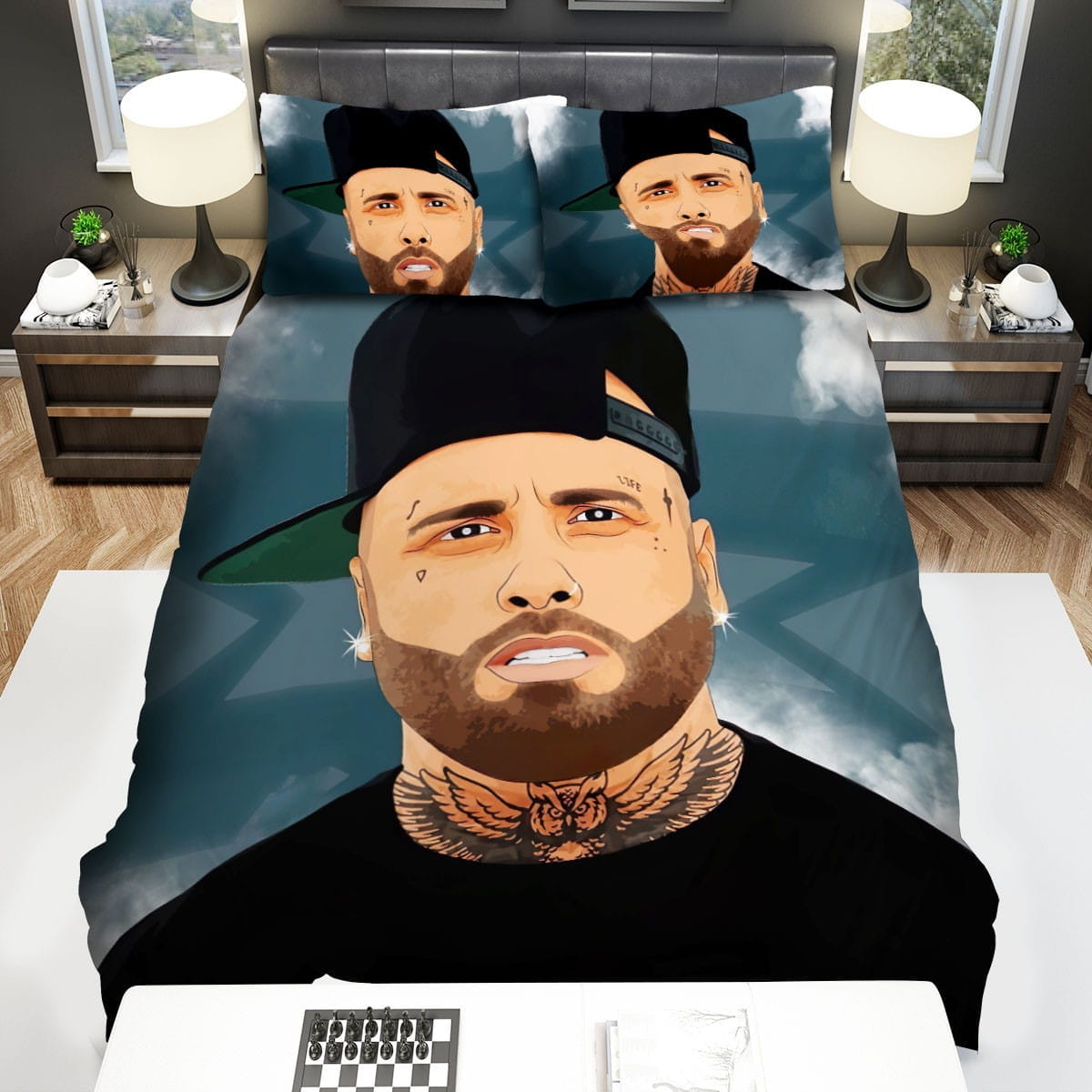 Nicky Jam Bedding Sets, Flatsheet Gift For Wife, Husband, Besties