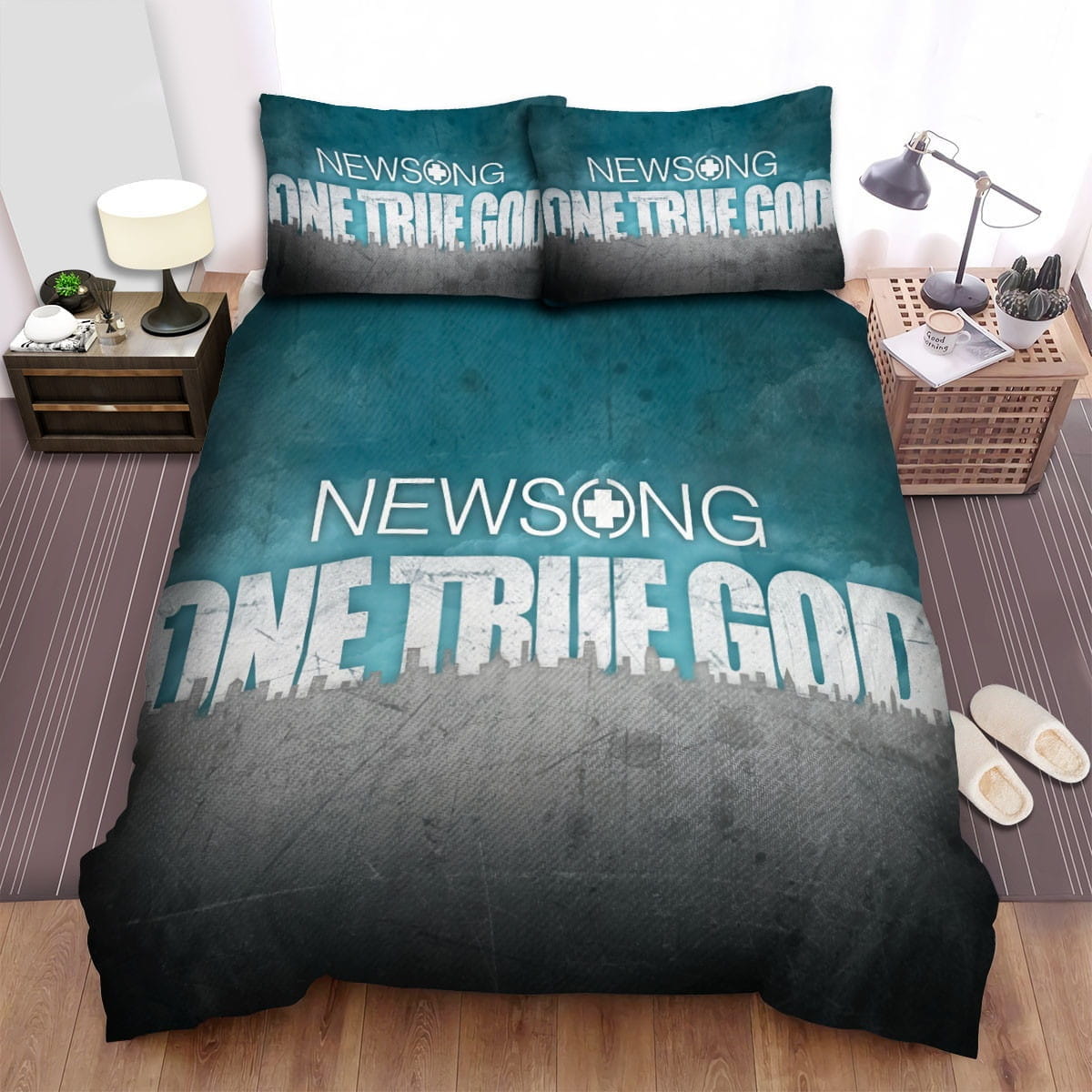 Newsong One True God Bedding Sets Duvet Cover, Flatsheet, Pillowcases Perfect Gift For Fans