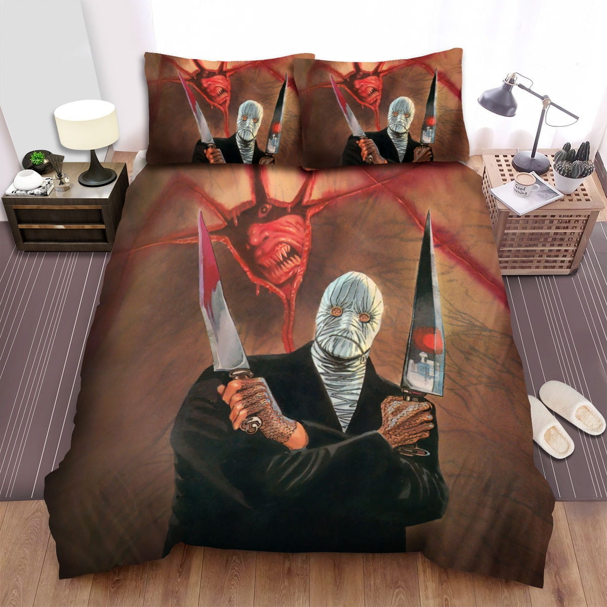 Nightbreed Movie Art 2 Decorative Bedding Sets with Duvet Cover, Flatsheet, Pillowcases