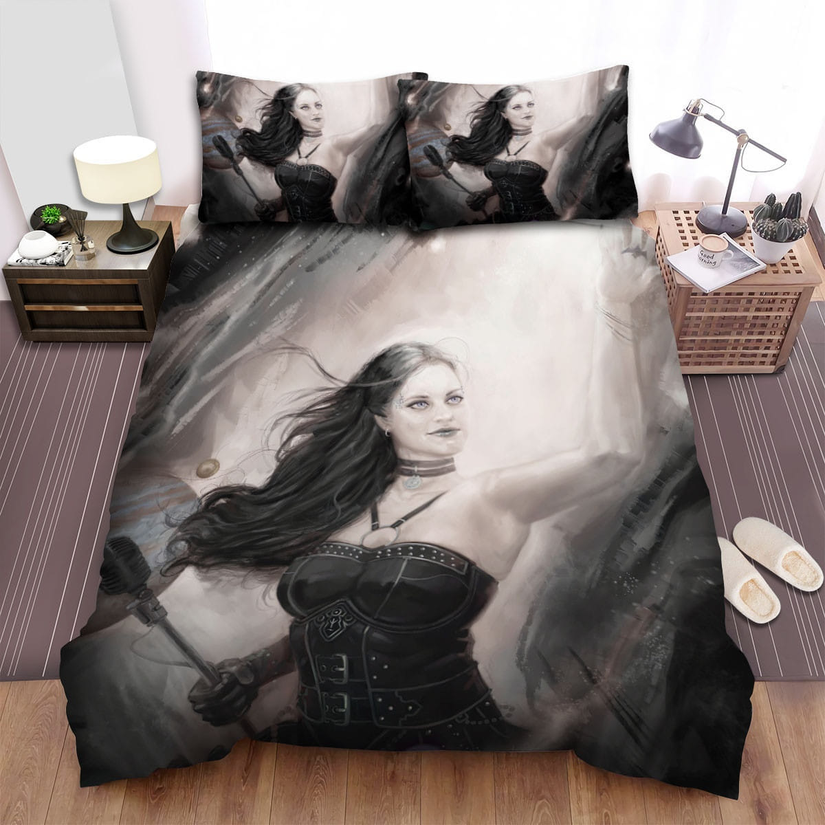 Nightwish Band Singer Bedding Set, Gift For Christmas, Birthday, Thanksgiving