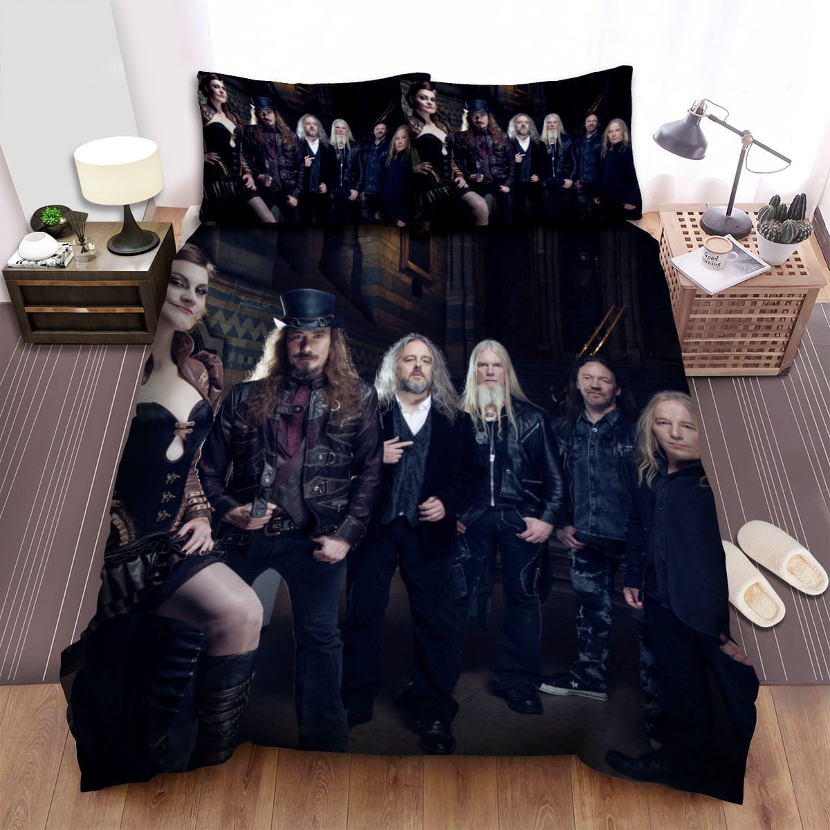 Nightwish Band Museum Bedding Sets Duvet Cover, Flatsheet, Pillowcases Perfect Gift For Fans