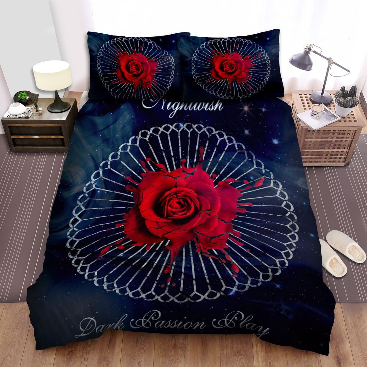 Nightwish Band Rose Bedding Set, Gift For Christmas, Birthday, Thanksgiving