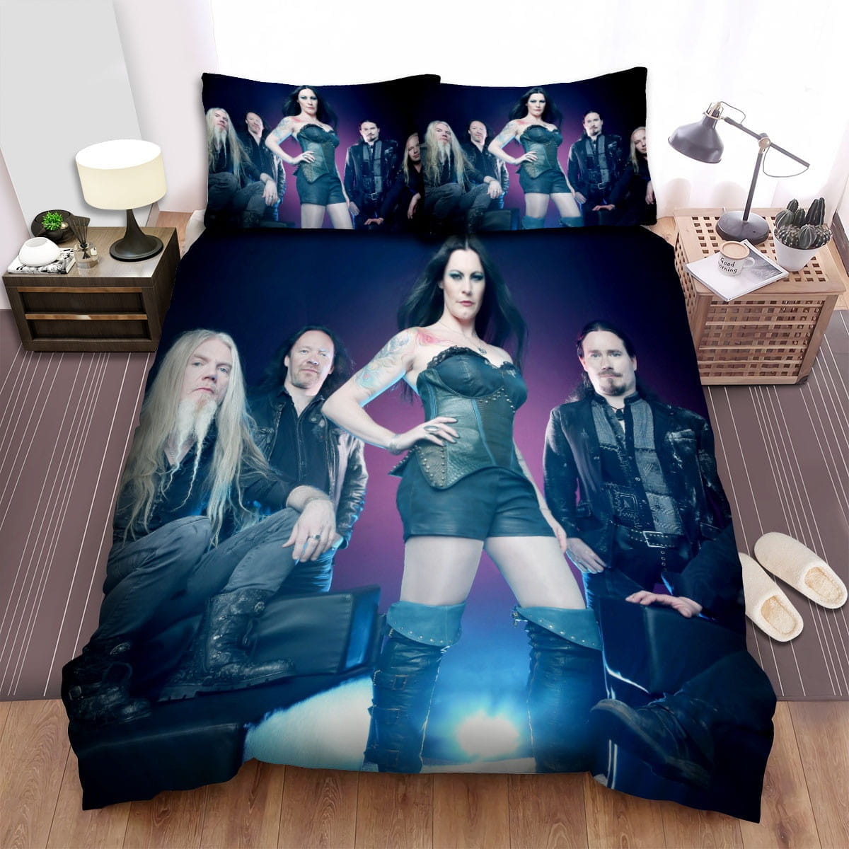 Nightwish Band Sofa Bedding Sets, Flatsheet Gift For Christmas, Thanksgiving, Halloween