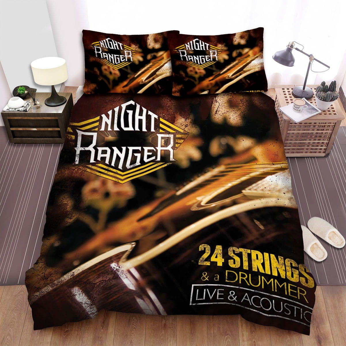Night Ranger 24 String Bedding Sets, Flatsheet Gift For Wife, Husband, Besties