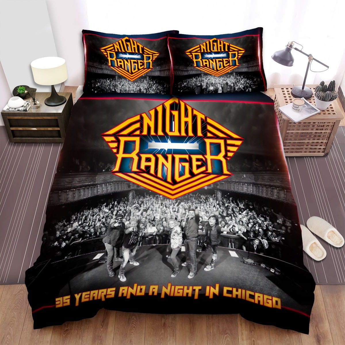 Night Ranger 35 Year Bedding Sets Duvet Cover, Flatsheet, Pillowcase For Your Lover