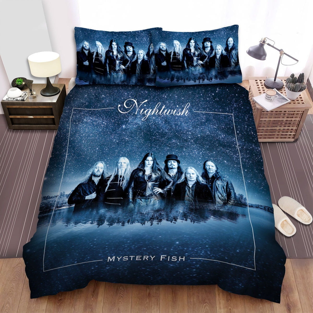 Nightwish Band Star Bedding Sets Duvet Cover, Flatsheet, Pillowcase For Your Lover
