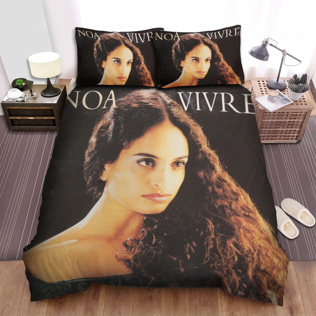 Noa Portrait Picture Bedding Set, Gift For Christmas, Birthday, Thanksgiving