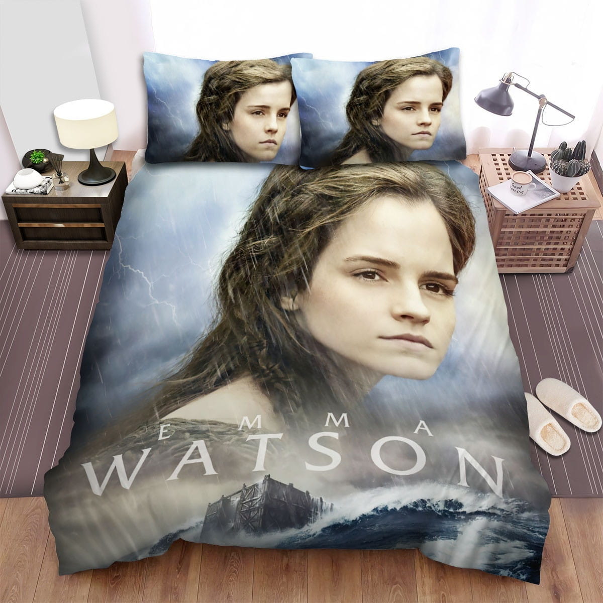 Noah Emma Waston Poster Bedding Sets Duvet Cover, Flatsheet, Pillowcases Perfect Gift For Fans