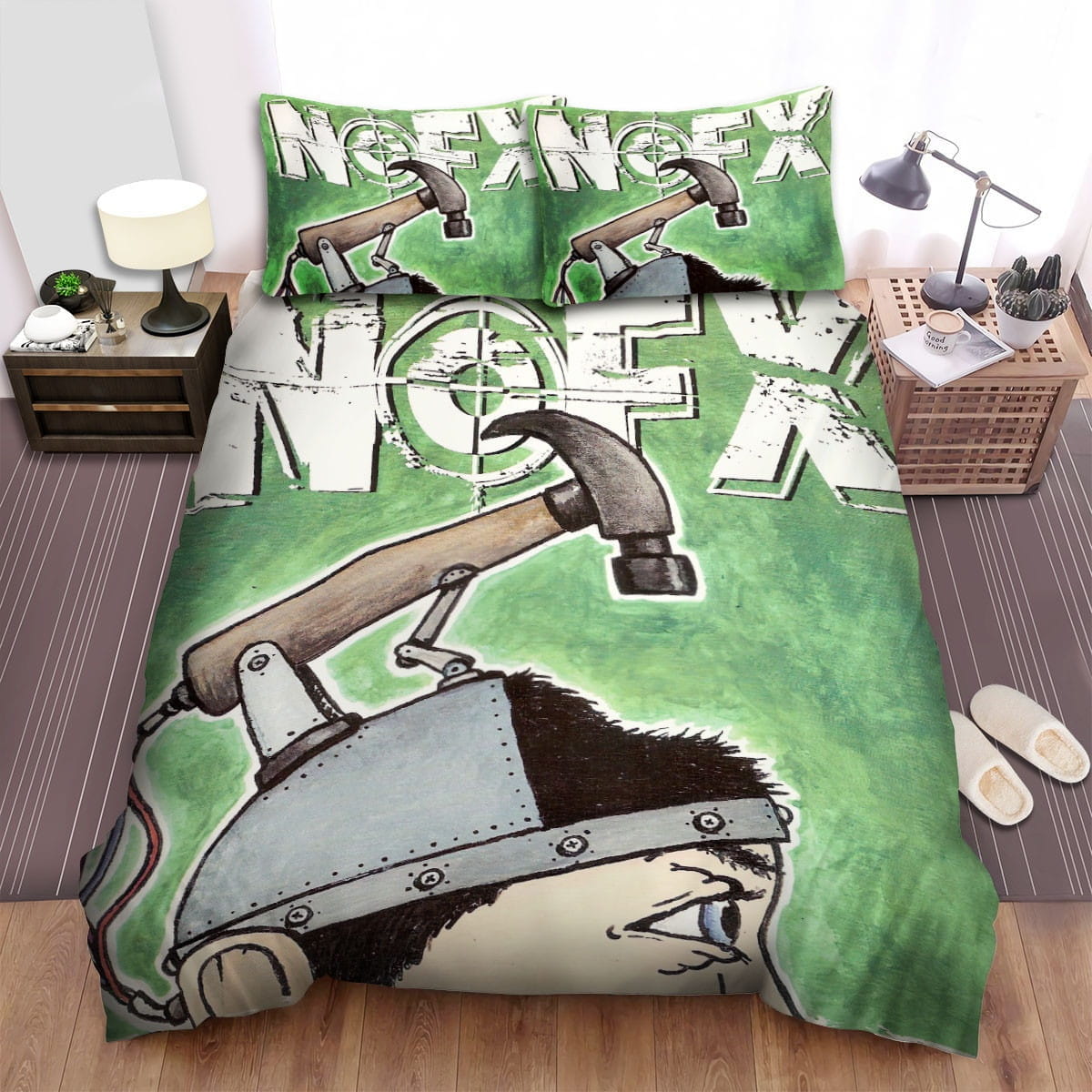 Nofx Art 13 Bedding Sets, Flatsheet Gift For Christmas, Thanksgiving, Halloween