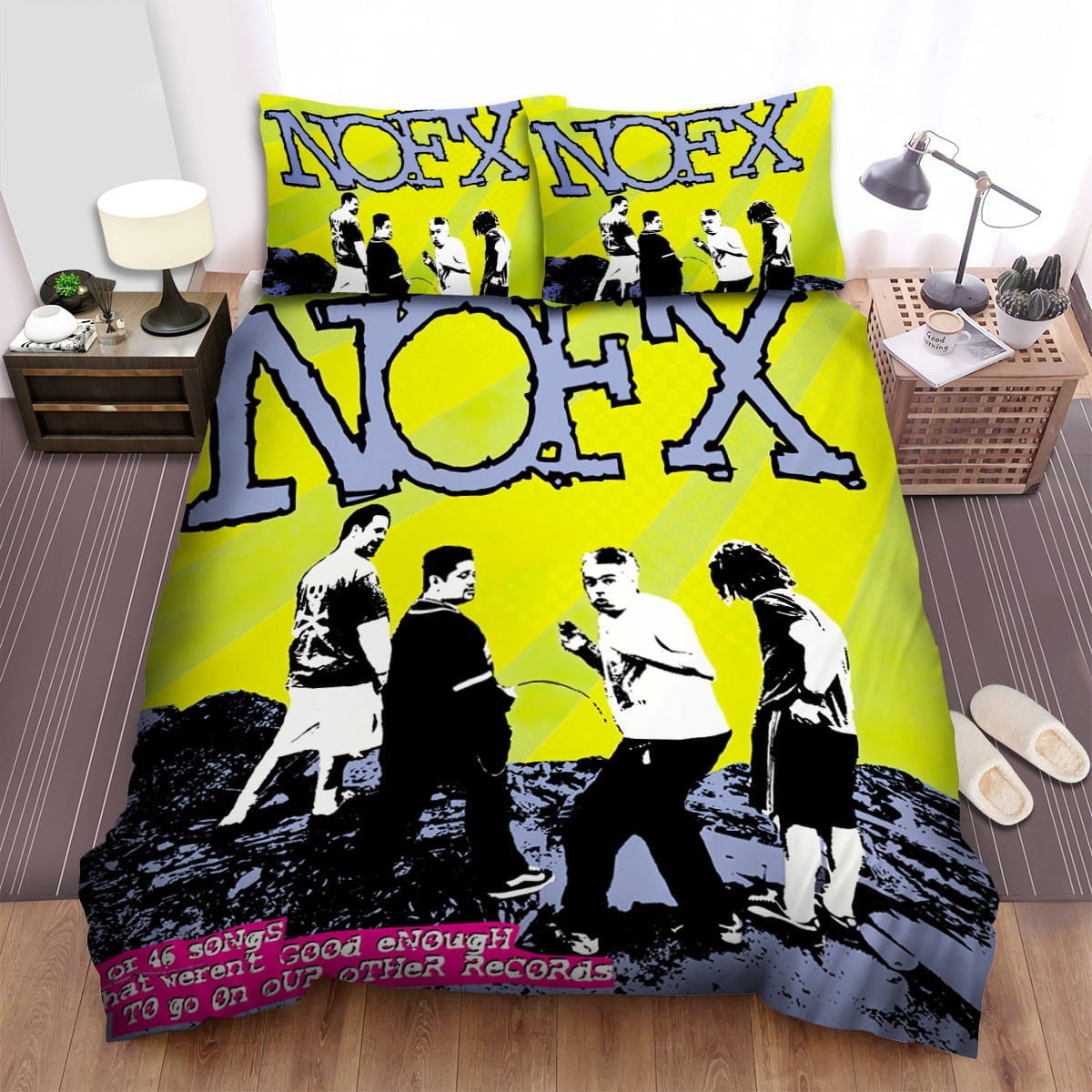 Nofx Album 45 Or 46 Bedding Sets Duvet Cover, Flatsheet, Pillowcases Perfect Gift For Fans