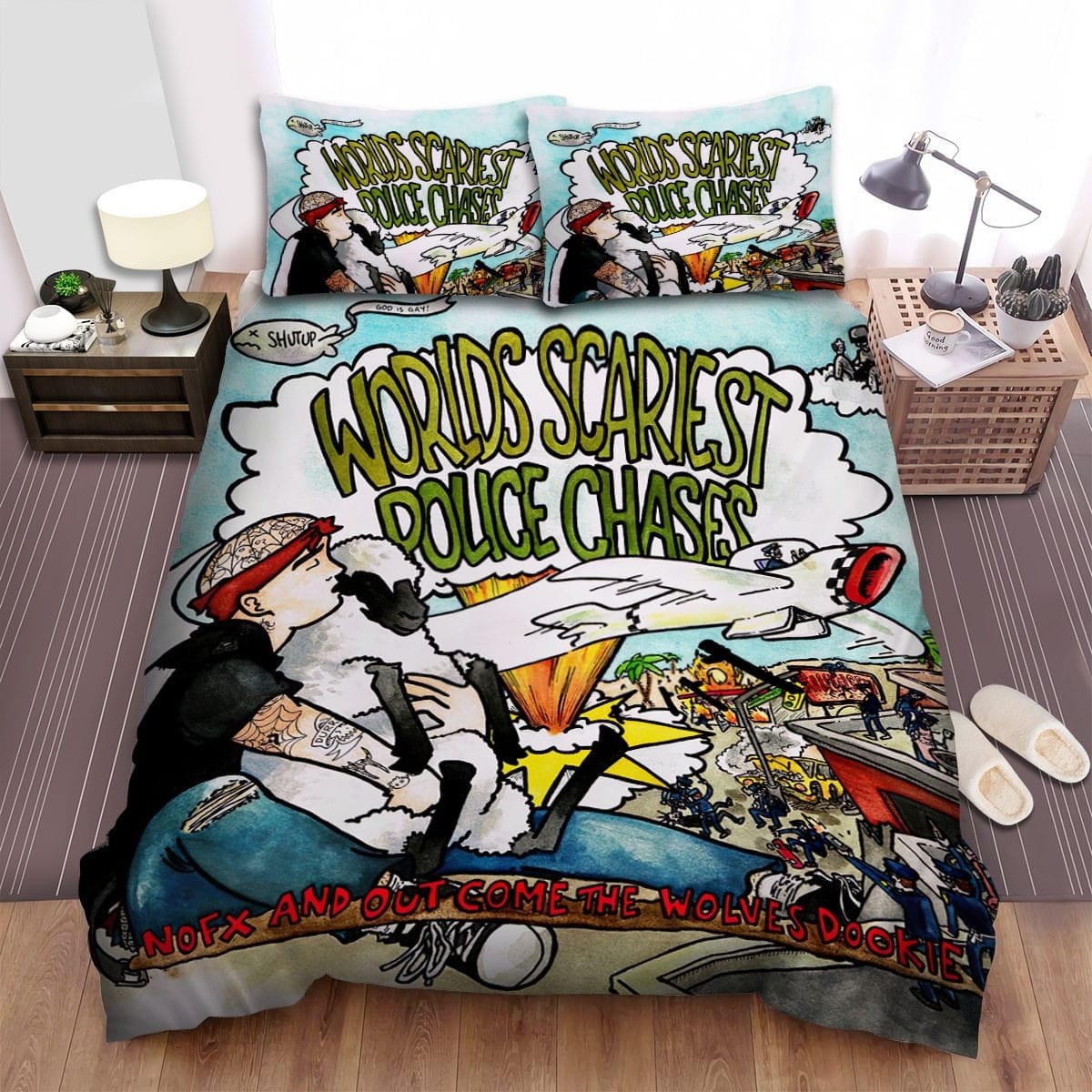 Nofx Art 17 Bedding Sets, Flatsheet Gift For Wife, Husband, Besties