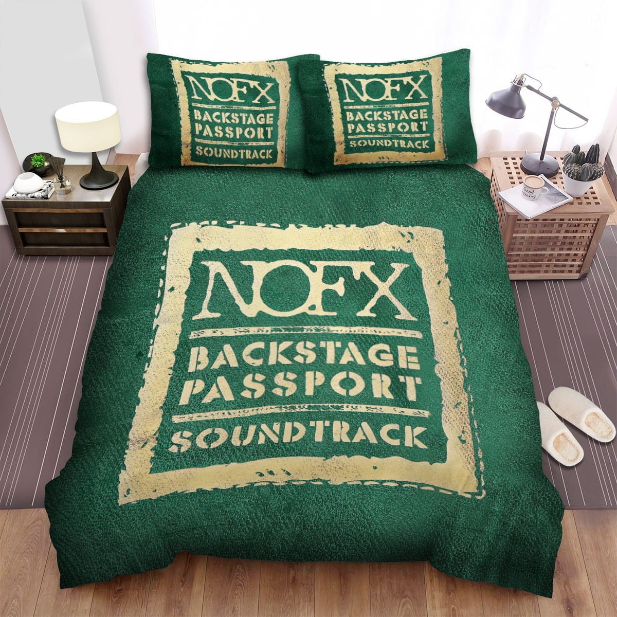 Nofx Backstage Passport Bedding Set, Gift For Christmas, Birthday, Thanksgiving
