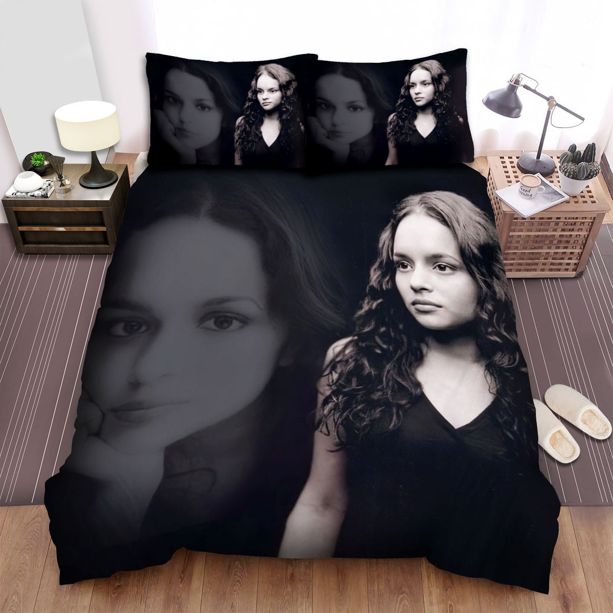 Norah Jones Mystery Bedding Sets, Flatsheet Gift For Christmas, Thanksgiving, Halloween
