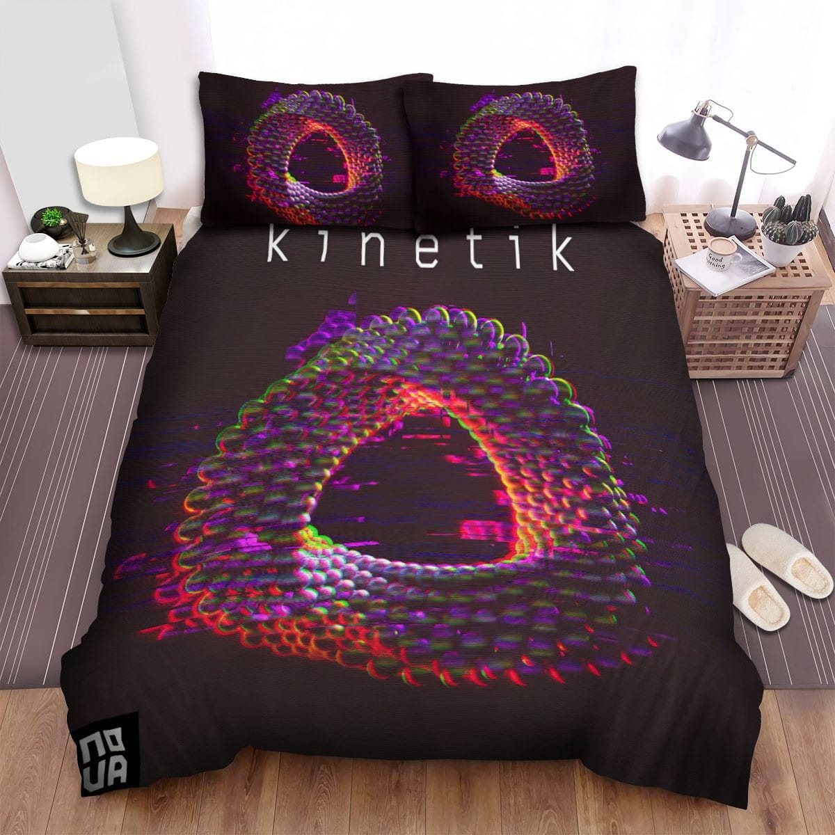 Nova Band Digital Bedding Sets, Flatsheet Gift For Wife, Husband, Besties