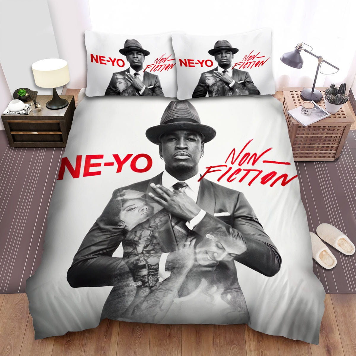 Non-Fic Ne-Yo Decorative Bedding Sets with Duvet Cover, Flatsheet, Pillowcases
