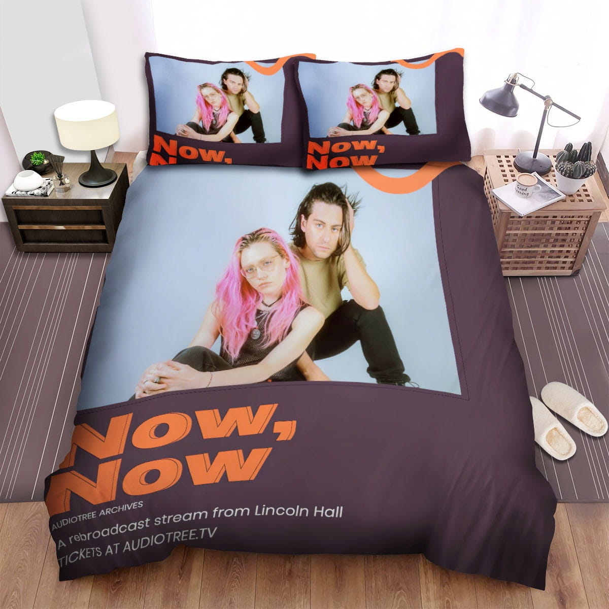 Now Now Couple Bedding Sets Duvet Cover, Flatsheet, Pillowcase For Your Lover