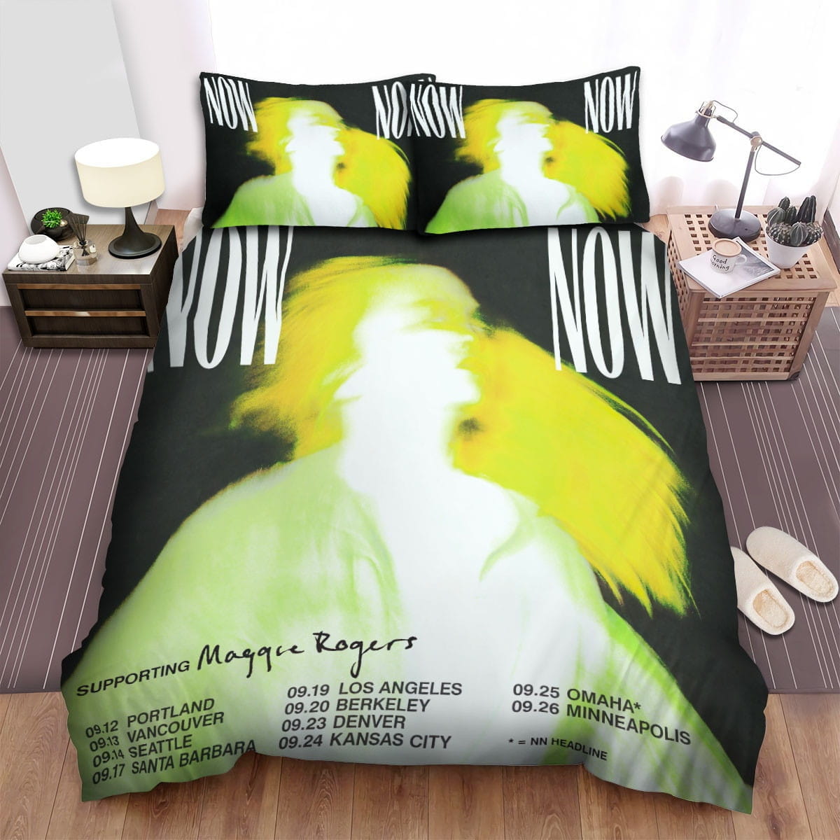 Now Now Yellow Hair Bedding Sets, Flatsheet Gift For Wife, Husband, Besties
