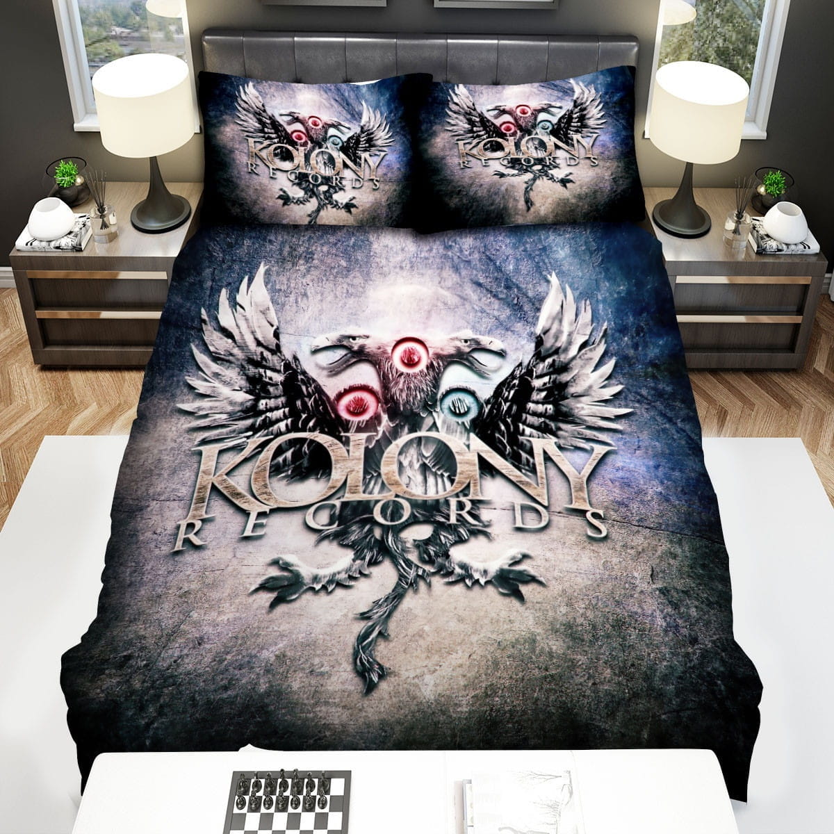 Obscenity Kolony Record Bedding Set, Gift For Christmas, Birthday, Thanksgiving
