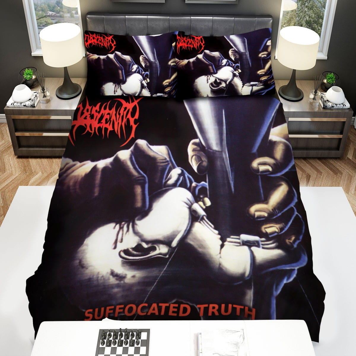 Obscenity Suffocated Truth Bedding Sets Duvet Cover, Flatsheet, Pillowcases For Every Bedroom