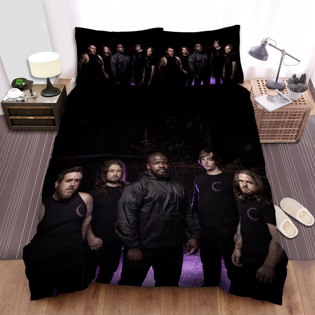 Oceano Band Visual Arts Bedding Sets Duvet Cover, Flatsheet, Pillowcase For Your Lover