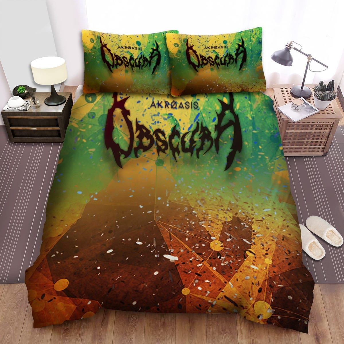 Obscura Artwork Decorative Bedding Sets with Duvet Cover, Flatsheet, Pillowcases