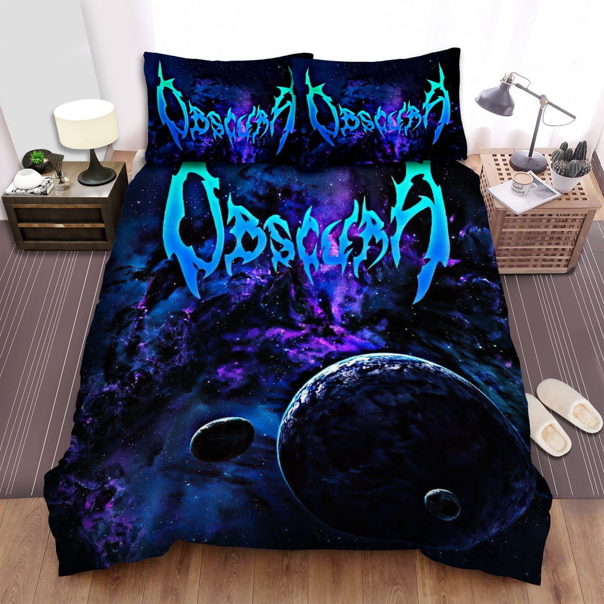 Obscura Wallart Bedding Sets Duvet Cover, Flatsheet, Pillowcases Perfect Gift For Fans