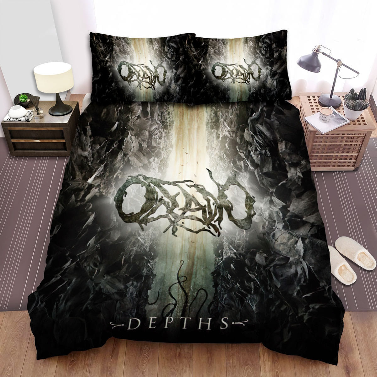 Oceano Band Album Depths Bedding Sets, Flatsheet Gift For Wife, Husband, Besties