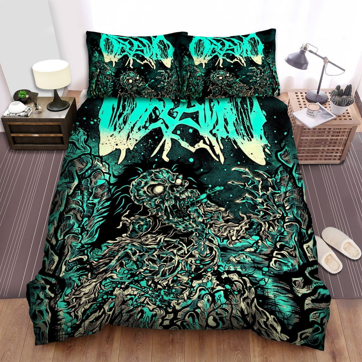 Oceano Band Monstrous Bedding Sets Duvet Cover, Flatsheet, Pillowcases For Every Bedroom