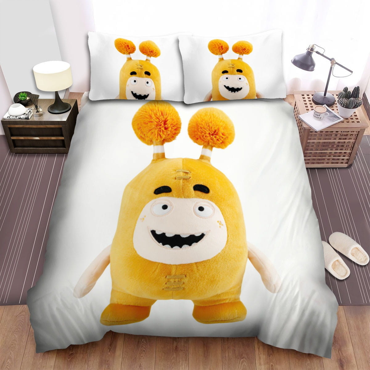 Oddbods Slick Posing Bedding Sets Duvet Cover, Flatsheet, Pillowcases Perfect Gift For Fans