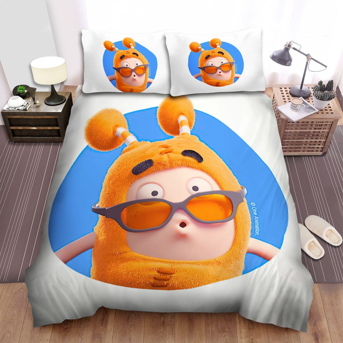 Oddbods Slick Portrait Bedding Sets Duvet Cover, Flatsheet, Pillowcase For Your Lover