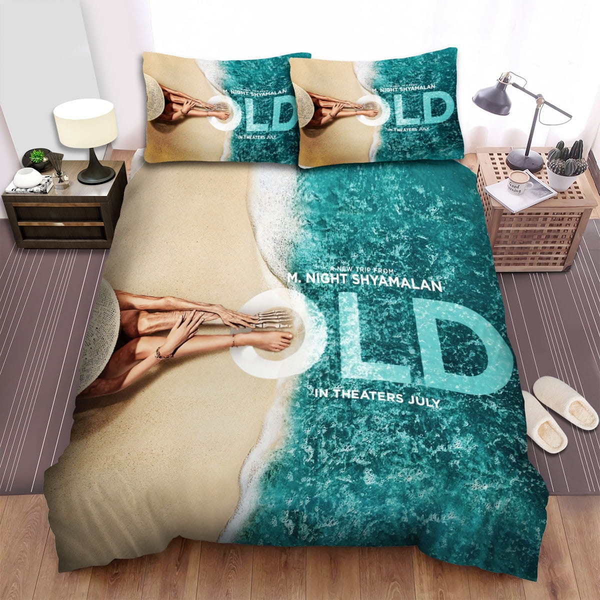 Old (2021) Sea Bedding Sets, Flatsheet Gift For Wife, Husband, Besties