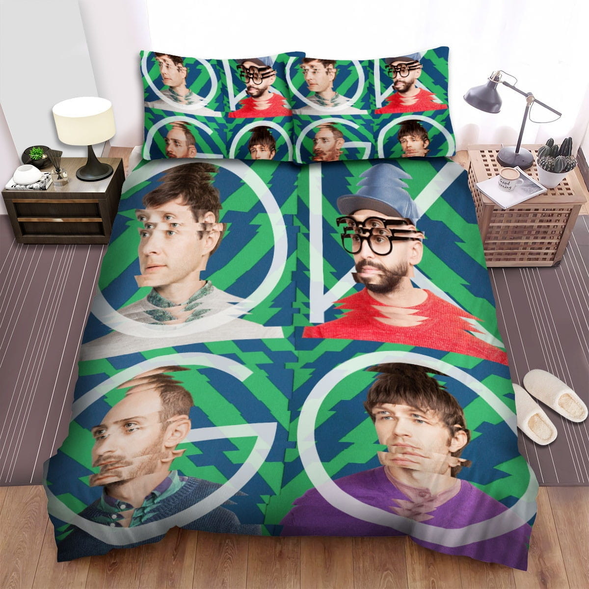 Ok Go Hungry Ghosts Bedding Sets Duvet Cover, Flatsheet, Pillowcase For Your Lover