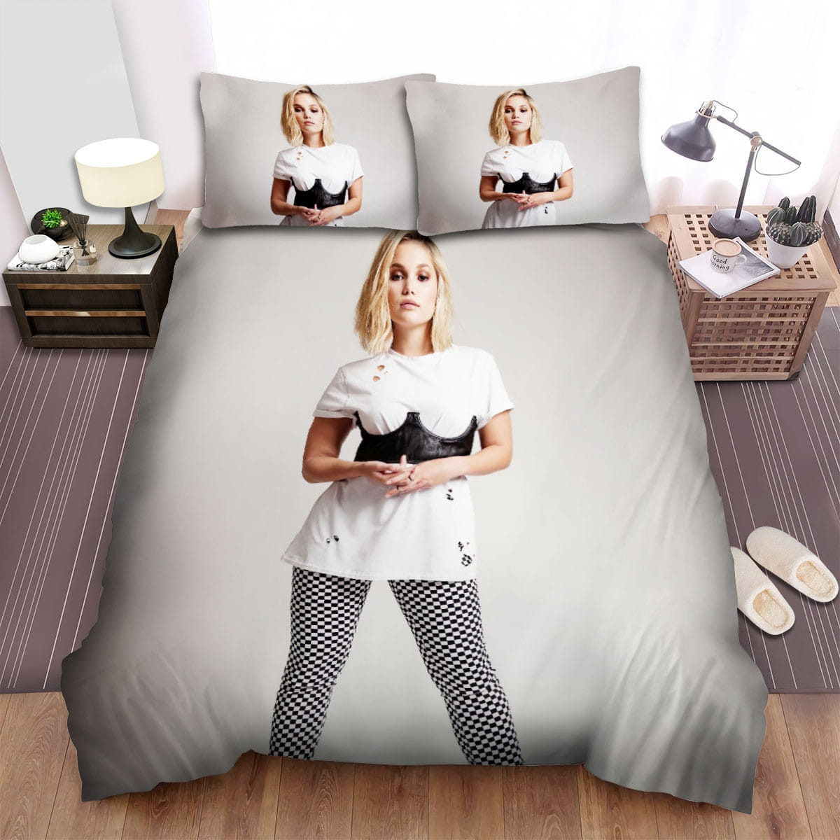 Olivia Holt Bedding Set, Gift For Christmas, Birthday, Thanksgiving