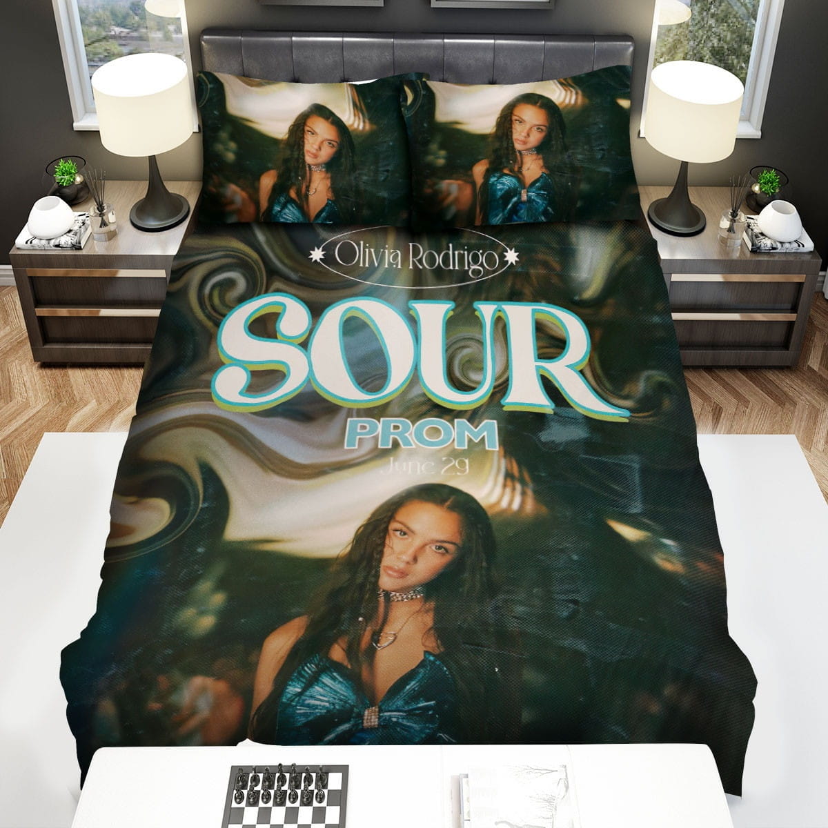 Olivia Rodrigo Sour Prom Bedding Set, Gift For Christmas, Birthday, Thanksgiving