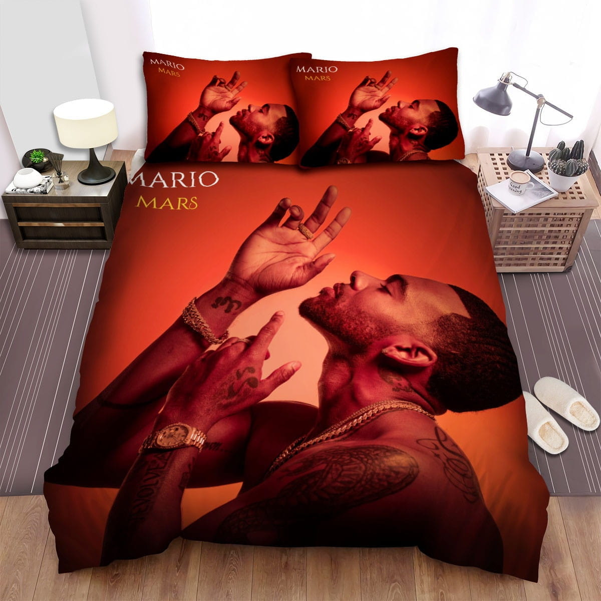 Omarion Mars Bedding Sets Duvet Cover, Flatsheet, Pillowcases Perfect Gift For Fans