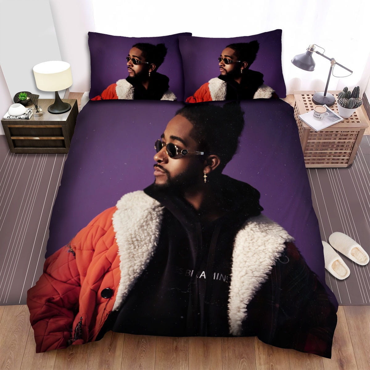 Omarion Cool Pose Bedding Sets Duvet Cover, Flatsheet, Pillowcases For Every Bedroom