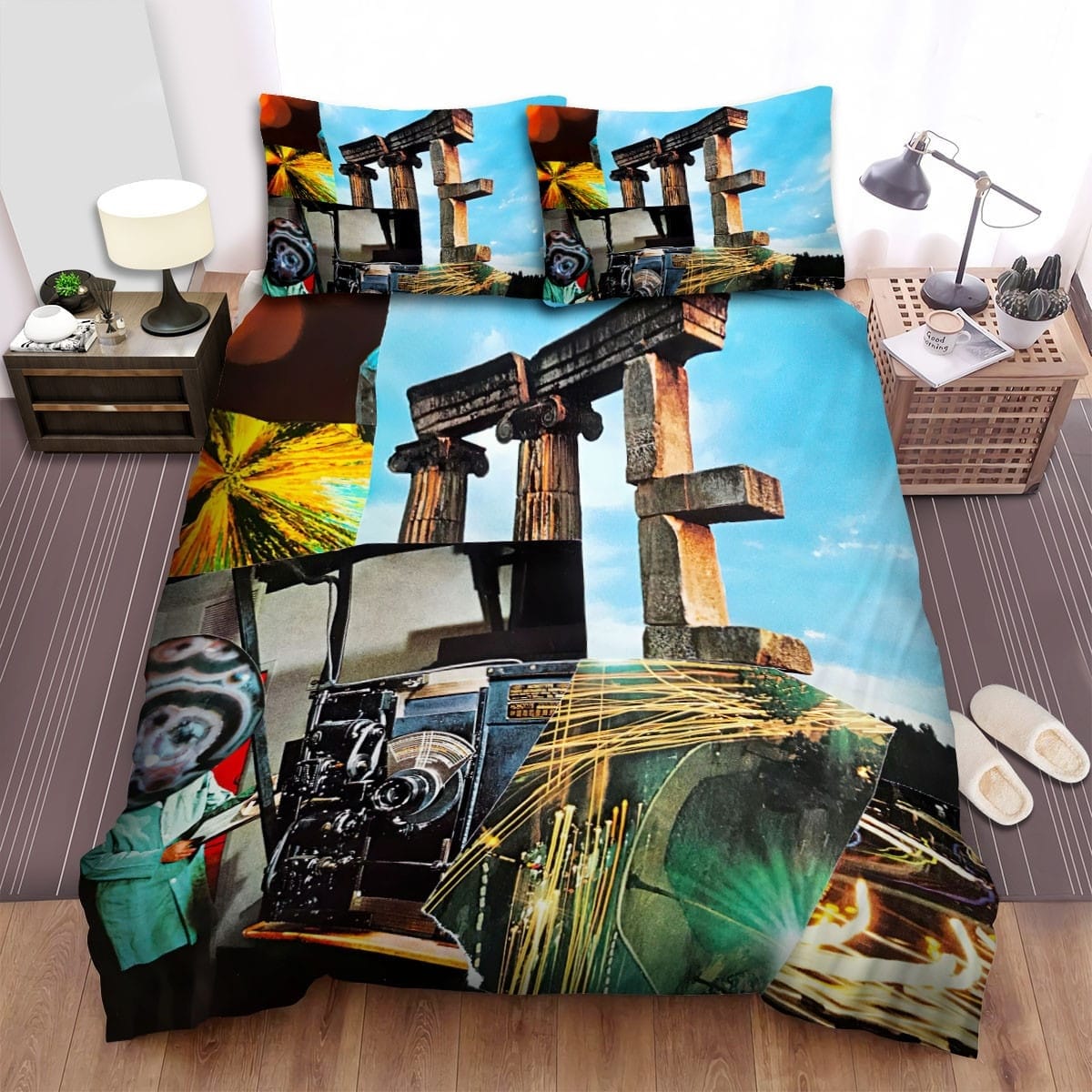 Omnivore Rafter Bedding Sets, Flatsheet Gift For Wife, Husband, Besties
