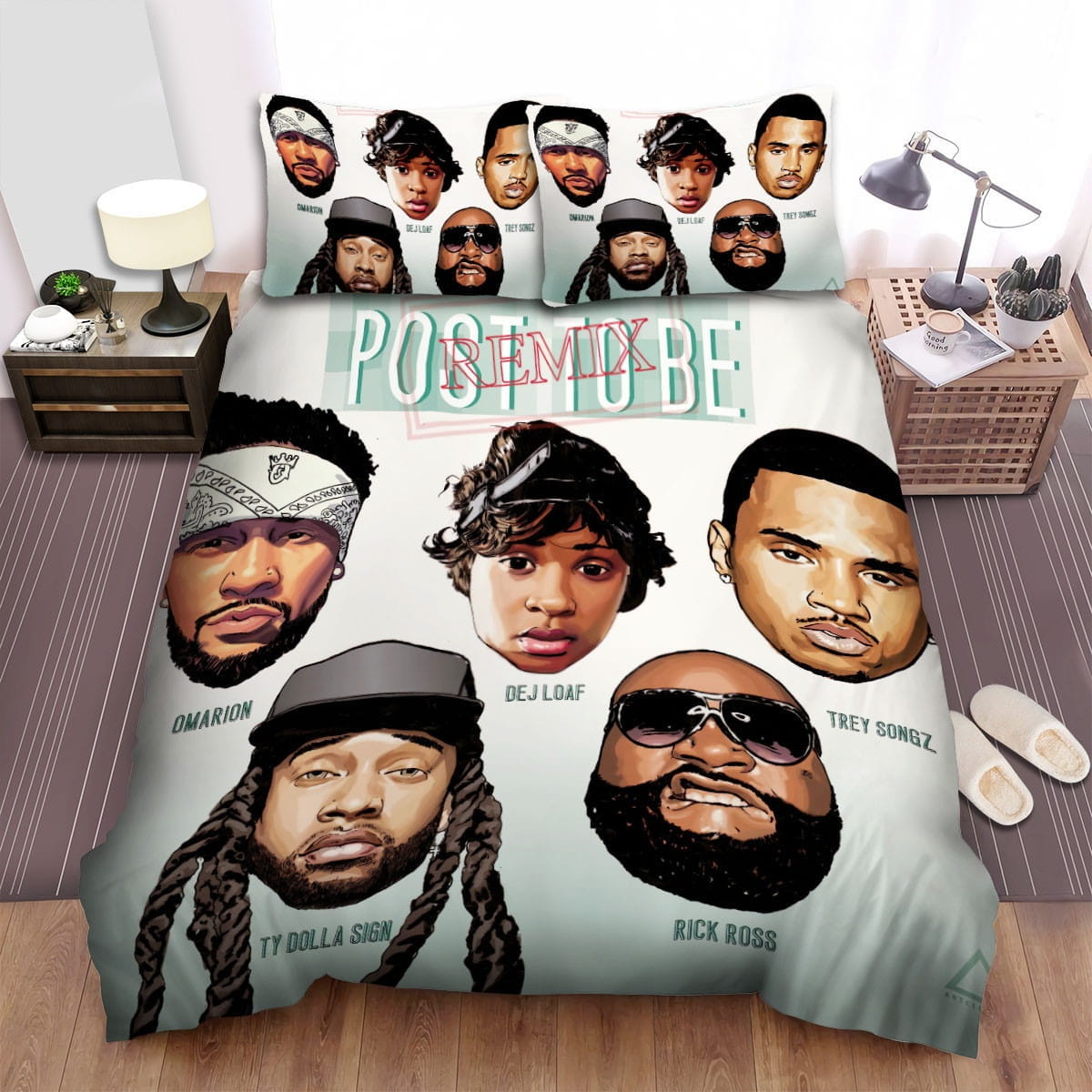Omarion Post To Be Remix Bedding Sets Duvet Cover, Flatsheet, Pillowcase For Your Lover