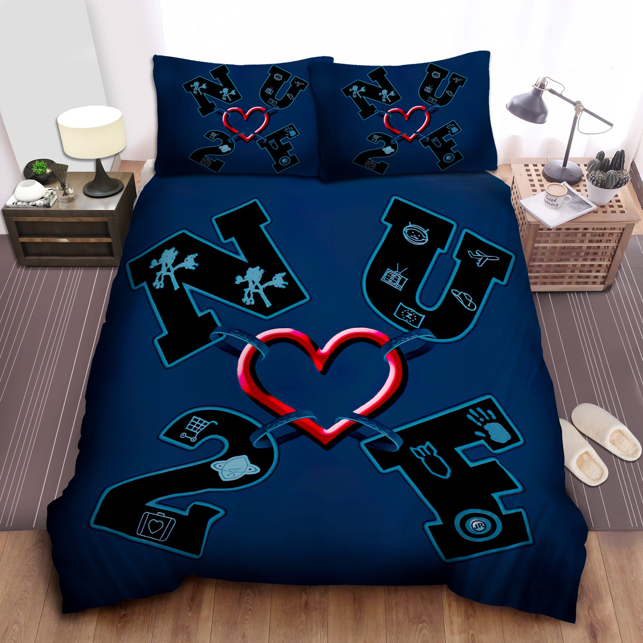 One Love For U2 Bedding Sets Duvet Cover, Flatsheet, Pillowcases For Every Bedroom