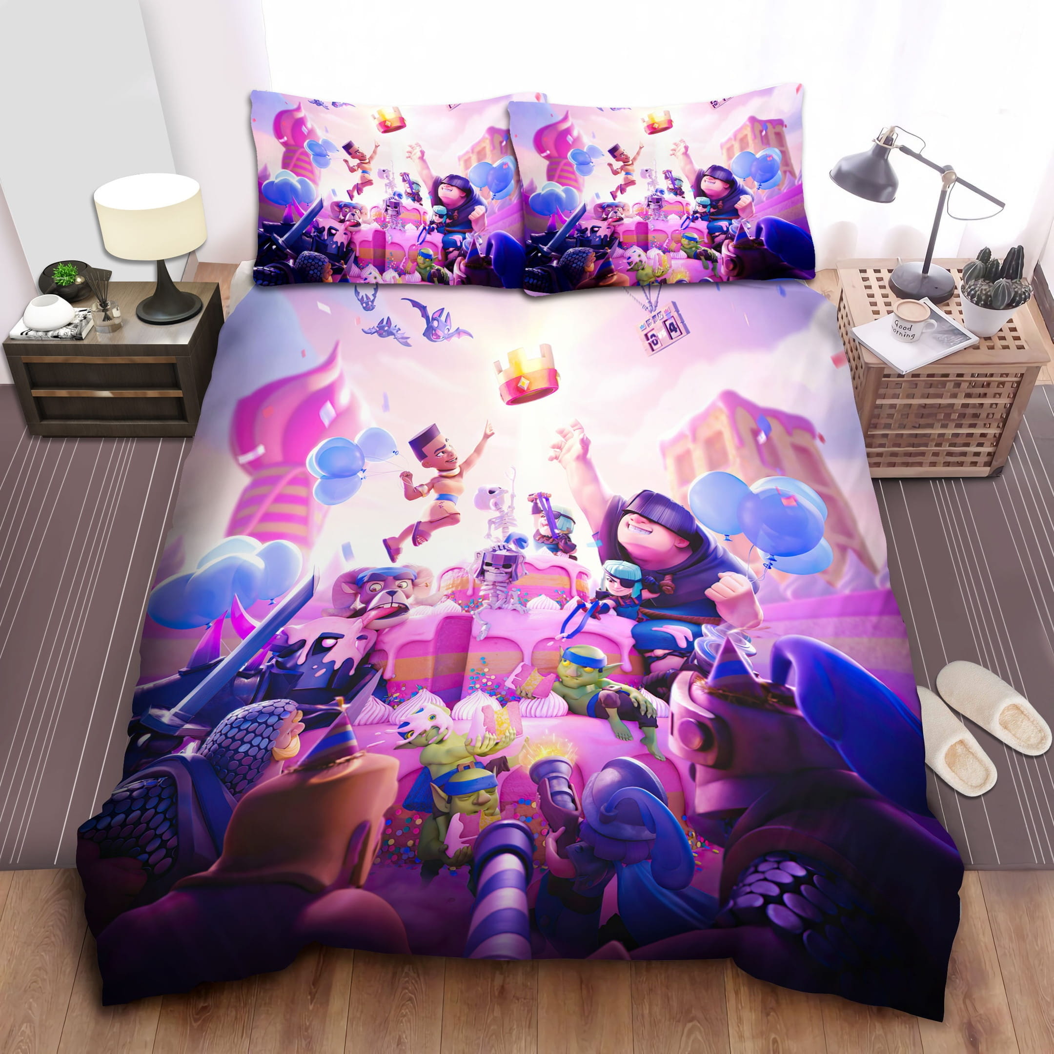 On The Birthday Cake Bedding Sets, Flatsheet Gift For Wife, Husband, Besties